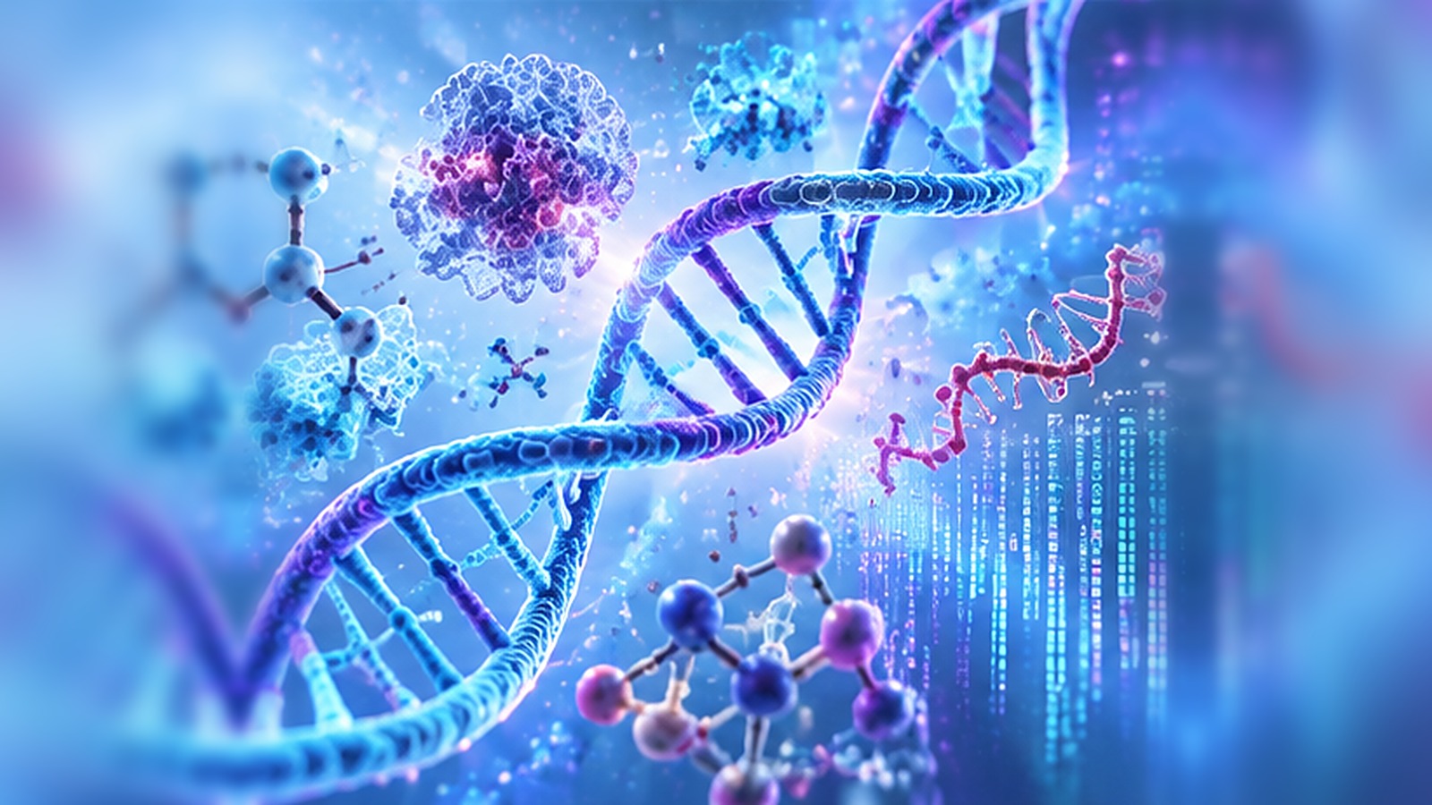 Colorful multi-omics data illustration